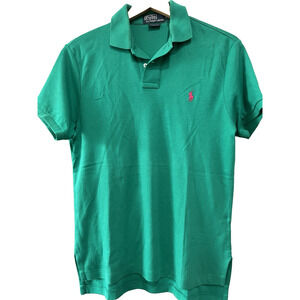 Polo Ralph Lauren Men's Classic-Fit green polo, golf, pickleball Size S